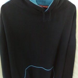 Sport Republic Men's Pullover Hoodie Color Black / Blue Size XL